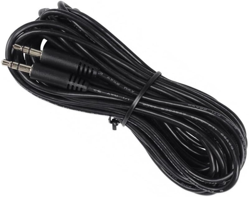 Xtenzi 3Pin Jack Flex Cable Wire Accessory for Bass Remote Knob Compatible with Kicker CX DX PX KEY500.1 Hideaway Amplifiers (15 Feet) - Image 1